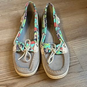 Sperry Top-Siders Flamingo Print